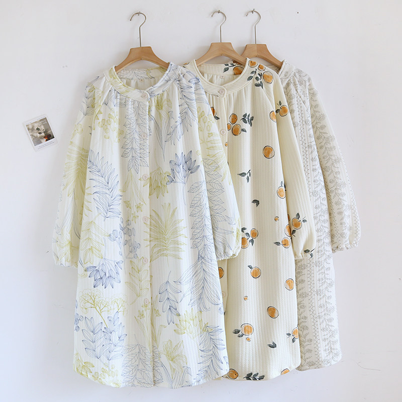 空气棉睡袍女秋冬款睡裙中长款冬款保暖夹棉中厚浴袍睡衣家居服裙,女士内衣/男士内衣/家居服,睡袍/浴袍,淘宝优惠券,粉丝福利购,淘宝优惠卷