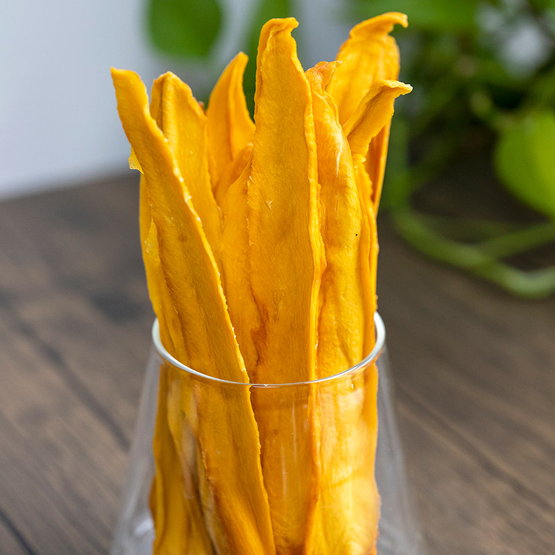 懿呈 金黄芒果干果脯蜜饯包装休闲零食配料干净本色本味袋装200克