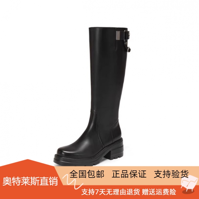 商场同款2025冬新款马鞍靴英伦风骑士靴高筒厚底增高女靴EEZ42DG5