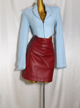 飞成家女装时尚气质修身休闲小香风Poll/y百搭外套166期