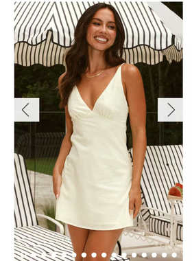 飞成家女装时尚气质修身性感Bi/ily显瘦棉v领吊带连衣裙15期