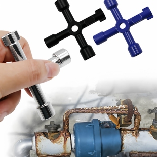 多用通用钥匙水表阀门内三角电梯十字电气柜物业实用多功能五合一