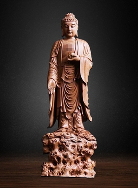 老山檀香木雕摆件佛像