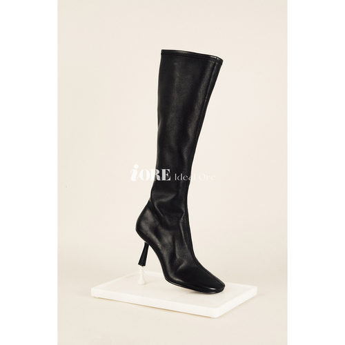 IORE理想矿石弹力羊皮细跟及膝靴