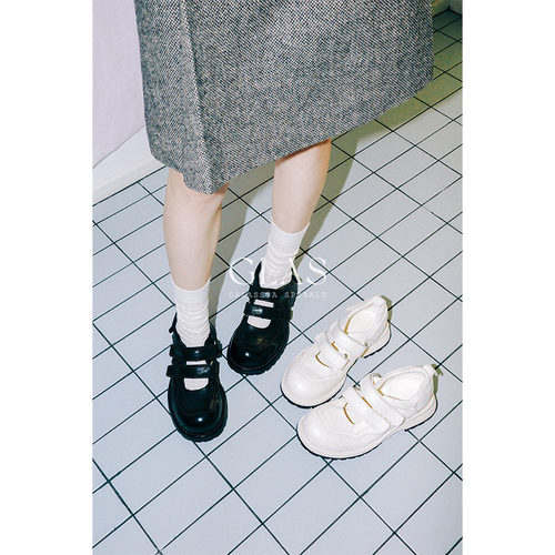 GLAS原创厚底双带玛丽珍单鞋