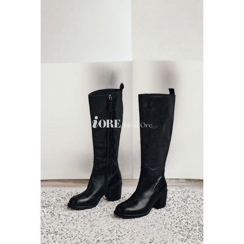 IORE理想矿石马皮侧拉链及膝靴