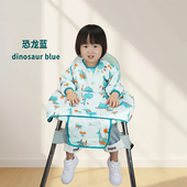 儿童吃饭餐椅罩衣宝宝围兜防水防脏防油婴儿餐桌辅食饭兜连体新款