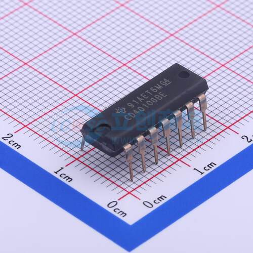 反相器 CD40106BE DIP-14 原装正品 电子元器件配单