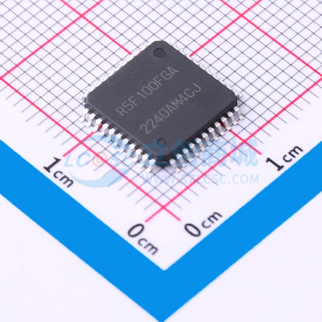 单片机(MCU/MPU/SOC) R5F100FGAFP#10 LQFP-44(10x10) 电子元器件