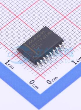 RS232芯片 MAX3222EEWN+T SOIC-18-300mil 原装 电子元器件配单