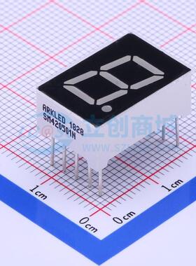 LED数码管 SM420501N/8 插件 1位 红色 共阴极 电子元器件配单
