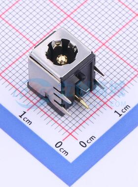 DC-044B-D025 插件 DC电源插座 弯插 2.5mm 6mm DC电源连接器
