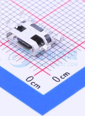 USB连接器 920-F62A2021S10101 SMD micro 5P沉板式半金锡无接地