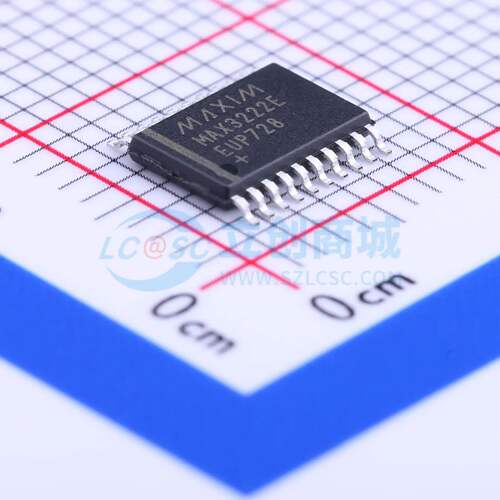 RS232芯片 MAX3222EEUP+T TSSOP-20 原装正品