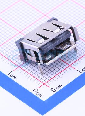 USB连接器 910-151A2022S10100 SMD AF10.0 C款 前两脚 有边 铁 L