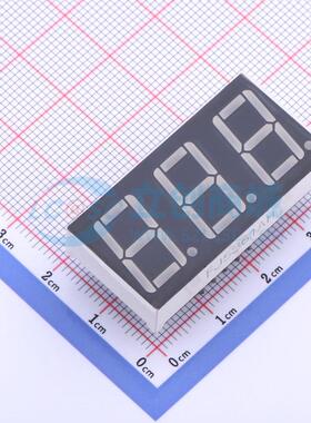 LED数码管 FJ5361AH 插件 3位 红色 共阴极 原装 电子元器件配单