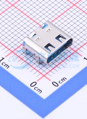 USB连接器 U263-163N-4BLS1735 SMD 3.1TYPE-C连接器 母座16P四脚
