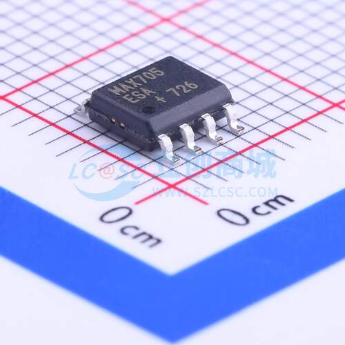 监控和复位芯片 MAX705ESA+T SOIC-8 原装正品 电子元器件配单