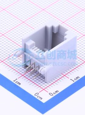 以太网连接器(RJ45 RJ11) R-RJ11R06P-A800 插件 RJ11插座 1 原装