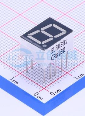 LED数码管 SLR0391CRA1BD 插件 1位 红色 共阳极 电子元器件配单