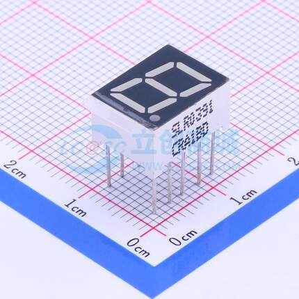 LED数码管 SLR0391CRA1BD 插件 1位 红色 共阳极 电子元器件配单
