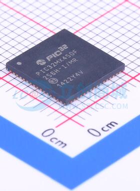 单片机(MCU/MPU/SOC) PIC32MX450F256H-I/MR QFN-64-EP(9x9) 原装