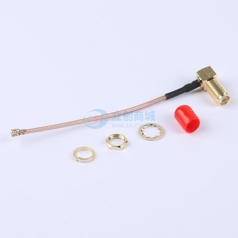 射频连接线 KH-SMAKW-IPEX-RG1.78-80 - SMA转IPEX 8cm 1代