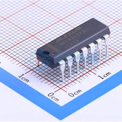 RS-485/RS-422芯片 MAX491EPD+ DIP-14 原装正品 电子元器件配单