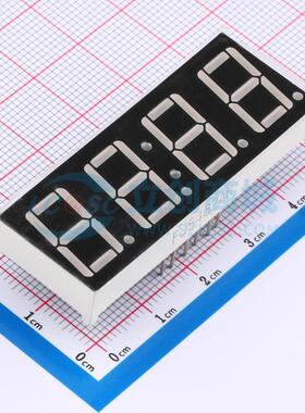 LED数码管 FJ5462AH 插件 4位 红色 共阴极 原装 电子元器件配单