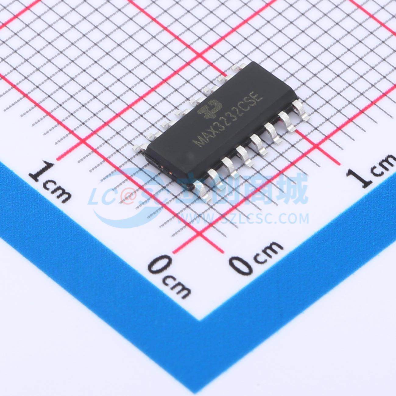 RS232芯片 MAX3232CSE SOP-16 原装正品 电子元器件配单