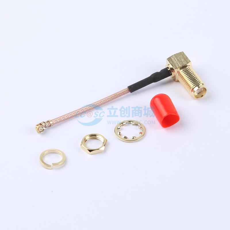 射频连接线 KH-SMAKW-IPEX-RG1.78-50 - SMA转IPEX 5cm 1代