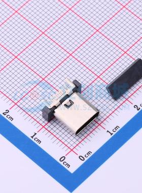 USB连接器 TYPEC-300D-BCP16H100 SMD 立插 直立式 H=10 Type-C