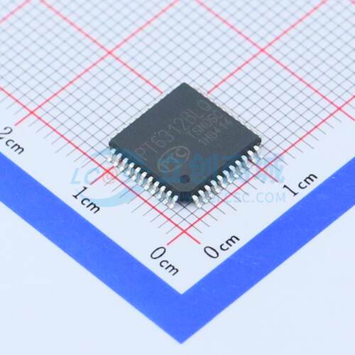 LCD驱动 PT6312BLQ LQFP-44(10x10) 原装正品 电子元器件配单