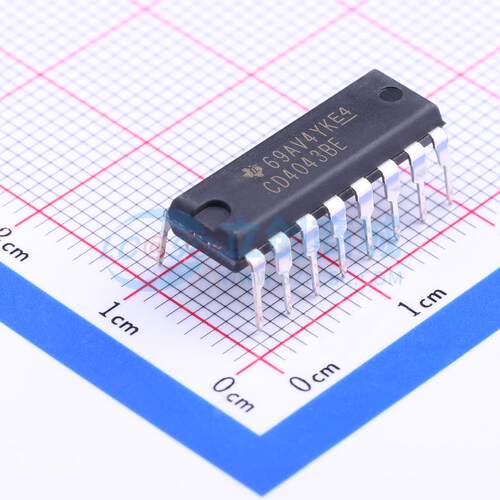 锁存器 CD4043BE DIP-16 原装正品 电子元器件配单