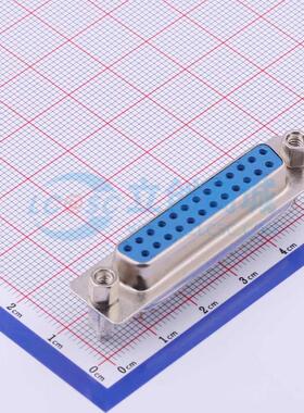 DS1034-25FUNSI44 插件 D-Sub 母 25P 直插 D-Sub/VGA连接器