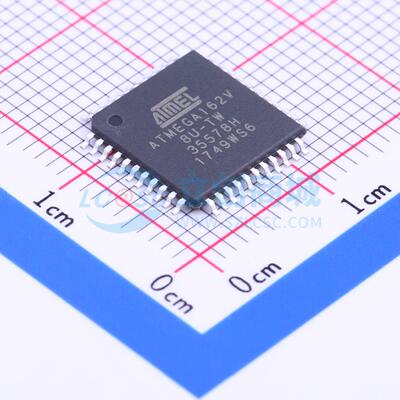 全新原装ATMEGA162V-8AUR TQFP-44(10x10) 单片机(MCU/MPU/SOC)bo