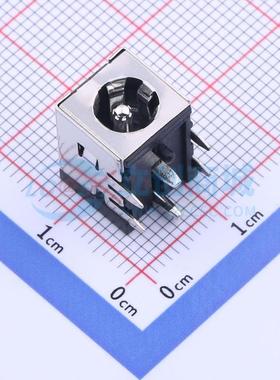 DC-042C-Z-2.0 插件 DC电源插座 弯插 2mm 6.3mm DC电源连接器