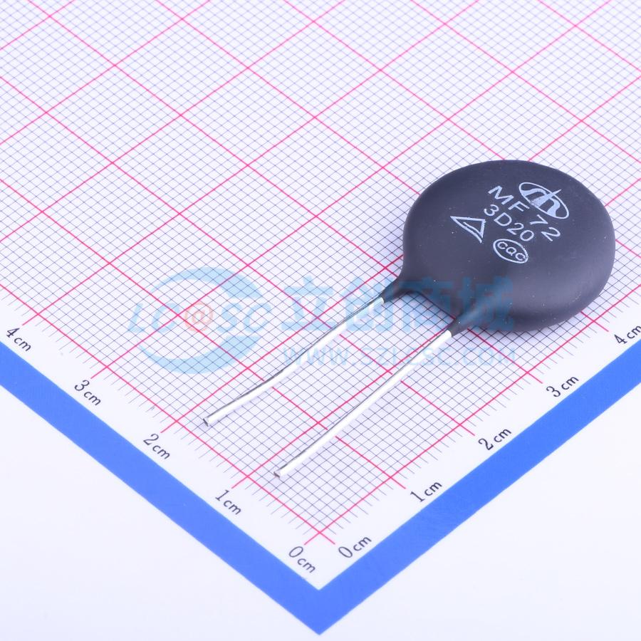 NTC热敏电阻 MF72 3D20 插件,P=10mm 3Ω 2800K ±20% 电子元器件