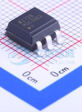 可控硅输出光耦 MOC3052S-TA1 SMD-6P 原装正品 电子元器件配单