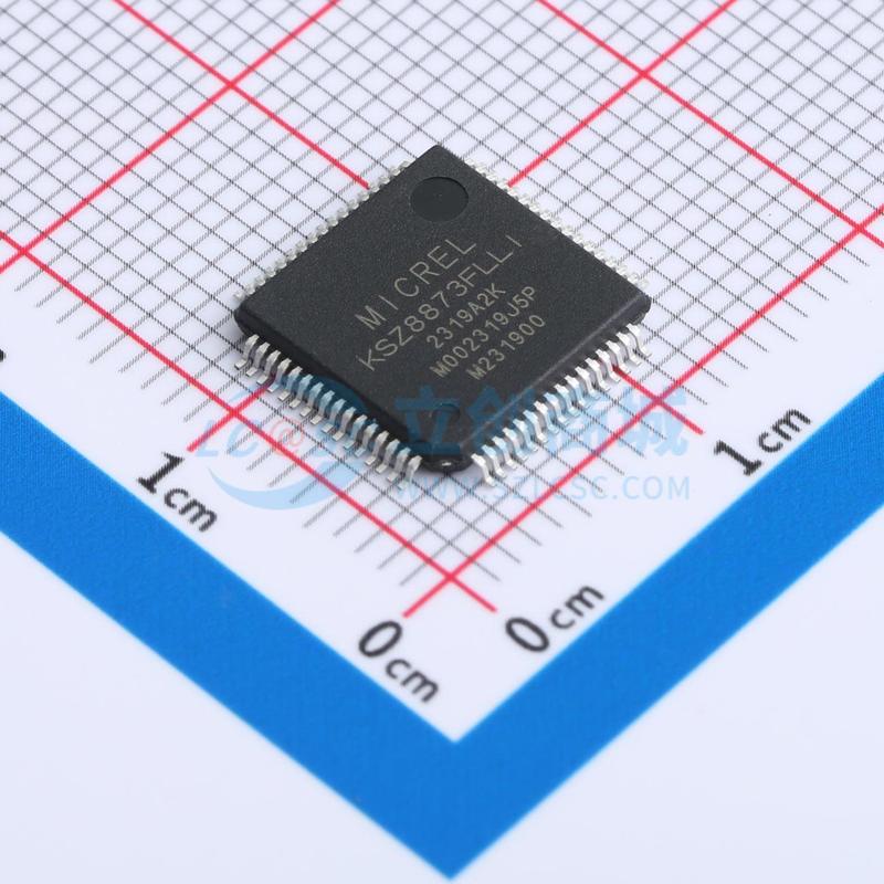 以太网收发器 KSZ8873FLLI LQFP-64(10x10) 原装 电子元器件配单