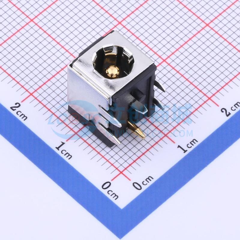 KH-DC-007B-2.5G 插件 DC电源插座 弯插 DC电源连接器