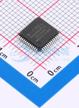 以太网收发器 KSZ8863FLL LQFP-48(7x7) 原装正品 电子元器件配单