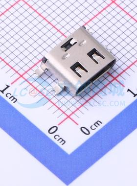 USB连接器 U262-161N-4BSS73-T SMD 3.1TYPE-C连接器 16PIN 四脚
