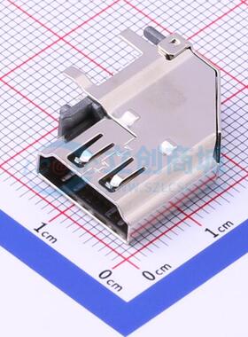 HYC70-HDMIA19-230 弯插 HDMI 母 19P 弯插 D-Sub/VGA连接器