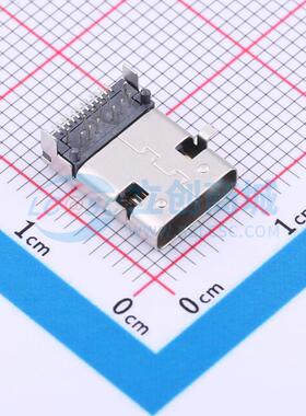 USB连接器 TYPEC-506BW-ACP24 SMD 前插后贴 Type-C 卧贴 原装