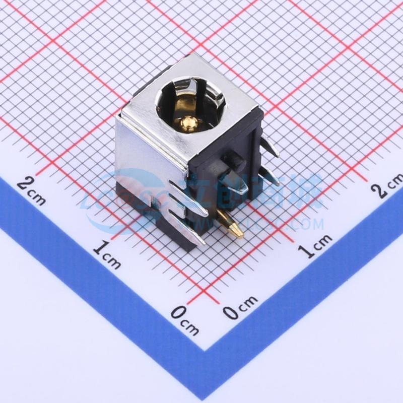 KH-DC-007B-2.1G 插件 DC电源插座 弯插 DC电源连接器