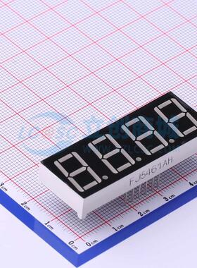 LED数码管 FJ5461AH 橙红 插件 4位 红色 共阴极 电子元器件配单