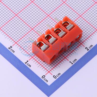 螺钉式接线端子 WJ126V-5.0-4P-16-00A P=5mm 电子元器件配单