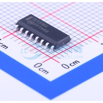 模拟开关/多路复用器 MC14551BDR2G SOIC-16 原装 电子元器件配单