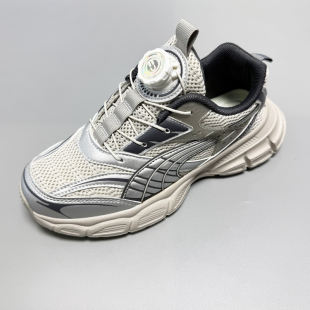 比迪男童春秋新款运动鞋男孩休闲鞋中大童儿童纽扣大号跑步鞋